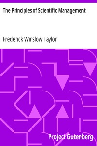 Cover of The Principles of Scientific Management by Frederick Winslow Taylor