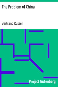 Cover of The Problem of China by Bertrand Russell