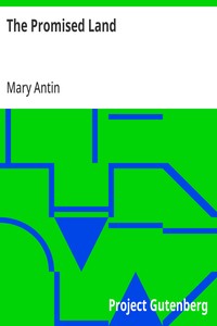 Cover of The Promised Land by Mary Antin