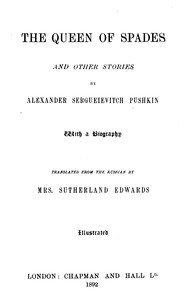 Cover of The Queen of Spades, and other stories by Aleksandr Sergeevich Pushkin