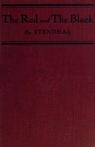 Cover of The Red and the Black: A Chronicle of 1830 by Stendhal