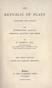 Cover of The Republic of Plato by Plato