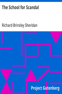 Cover of The School for Scandal by Richard Brinsley Sheridan