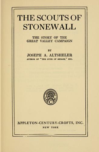 Cover of The Scouts of the Valley