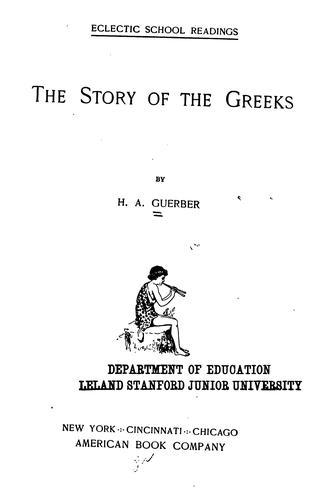 Cover of The Story of the Greeks