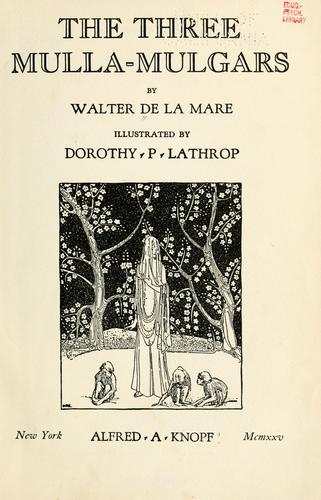 Cover of The Three Mulla-mulgars