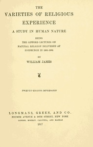 Cover of The Varieties of Religious Experience: A Study in Human Nature by William James