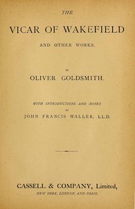 Cover of The Vicar of Wakefield by Oliver Goldsmith