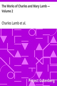 Cover of The Works of Charles and Mary Lamb — Volume 2: Elia and The Last Essays of Elia by Charles Lamb