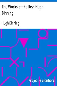 Cover of The Works of the Rev. Hugh Binning by Hugh Binning