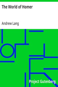 Cover of The World of Homer by Andrew Lang