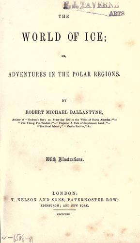 Cover of The World of Ice