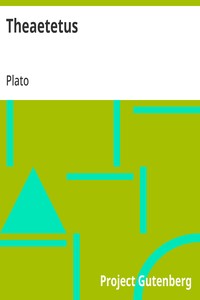 Cover of Theaetetus by Plato