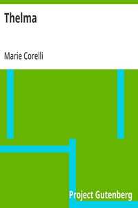 Cover of Thelma by Marie Corelli