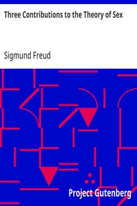 Cover of Three Contributions to the Theory of Sex by Sigmund Freud