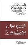 Cover of Thus Spoke Zarathustra