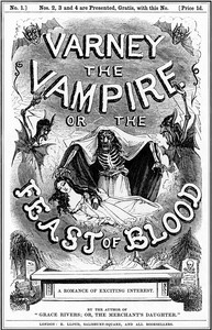 Cover of Varney the vampyre; or, the feast of blood by Thomas Peckett Prest