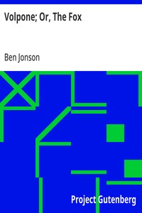 Cover of Volpone; Or, The Fox by Ben Jonson