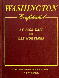 Cover of Washington Confidential by Jack Lait