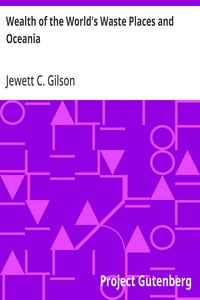 Cover of Wealth of the World's Waste Places and Oceania by Jewett C. (Jewett Castello) Gilson