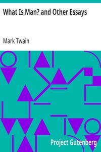 Cover of What Is Man? and Other Essays by Mark Twain