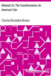 Cover of Wieland; Or, The Transformation: An American Tale by Charles Brockden Brown
