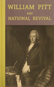 Cover of William Pitt and national revival by J. Holland (John Holland) Rose