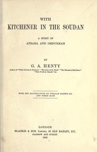 Cover of With Kitchener in the Soudan: A Story of Atbara and Omdurman